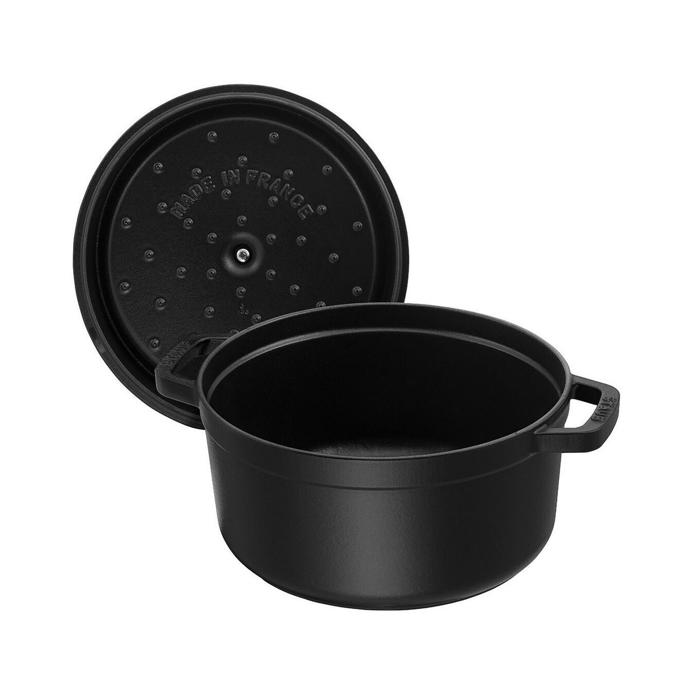 Staub Cocotte Sada 3 ks hrnec kulatý 14 cm/0,8 l černá, 19501425