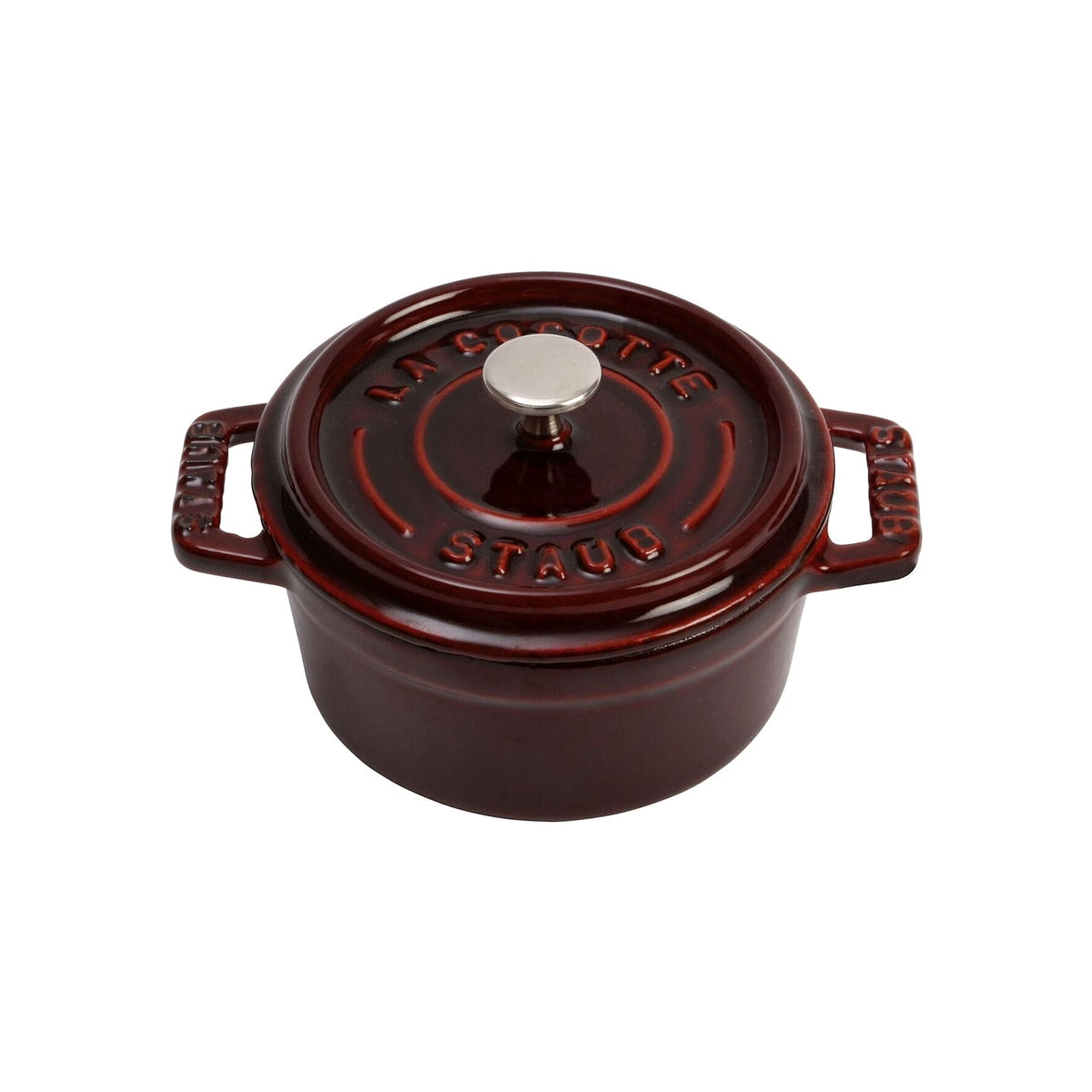Staub Cocotte Mini hrniec okrúhly 10 cm/0,25 l grenadína, 1101087