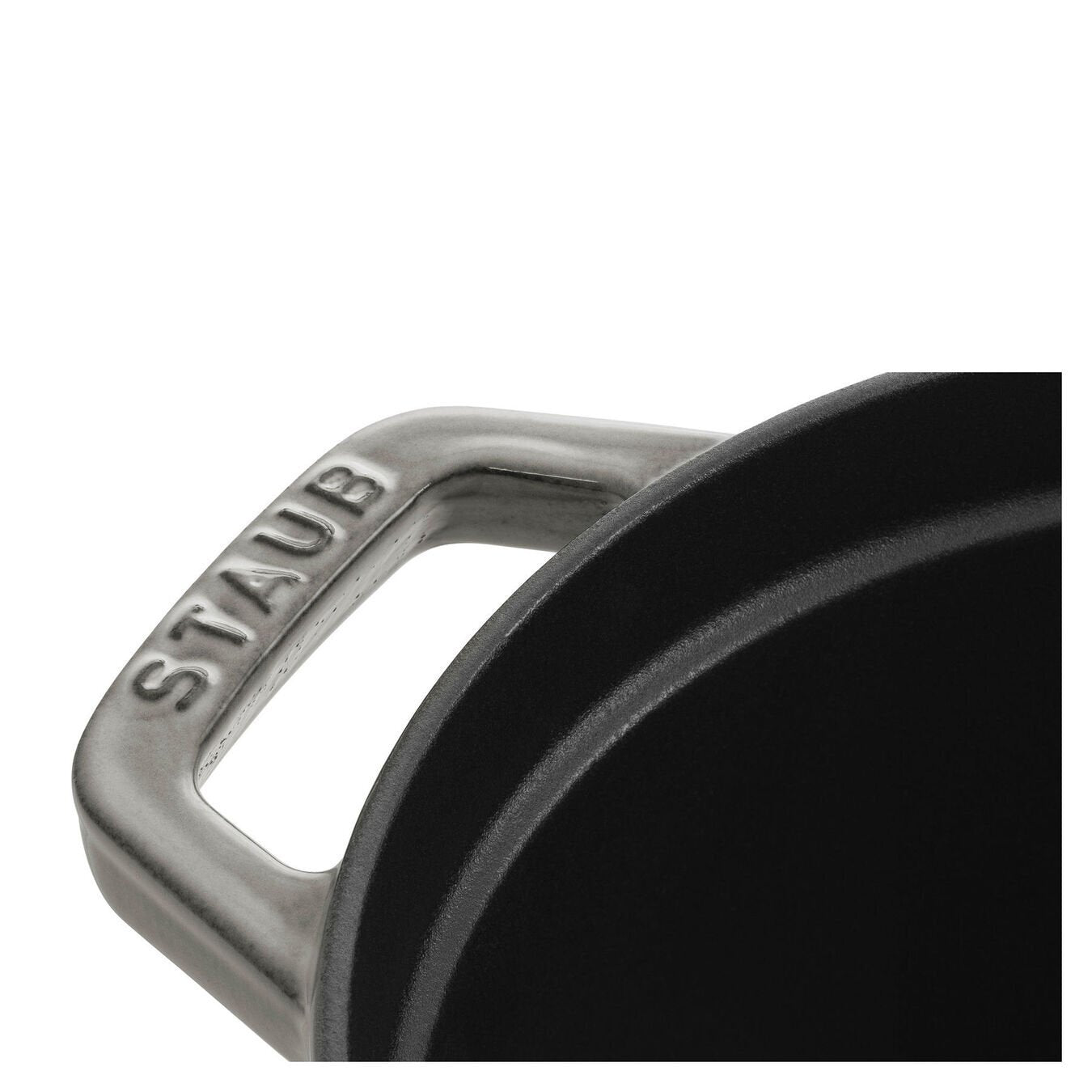 Staub Cocotte hrniec oválny 17 cm/1 l sivý, 1101718
