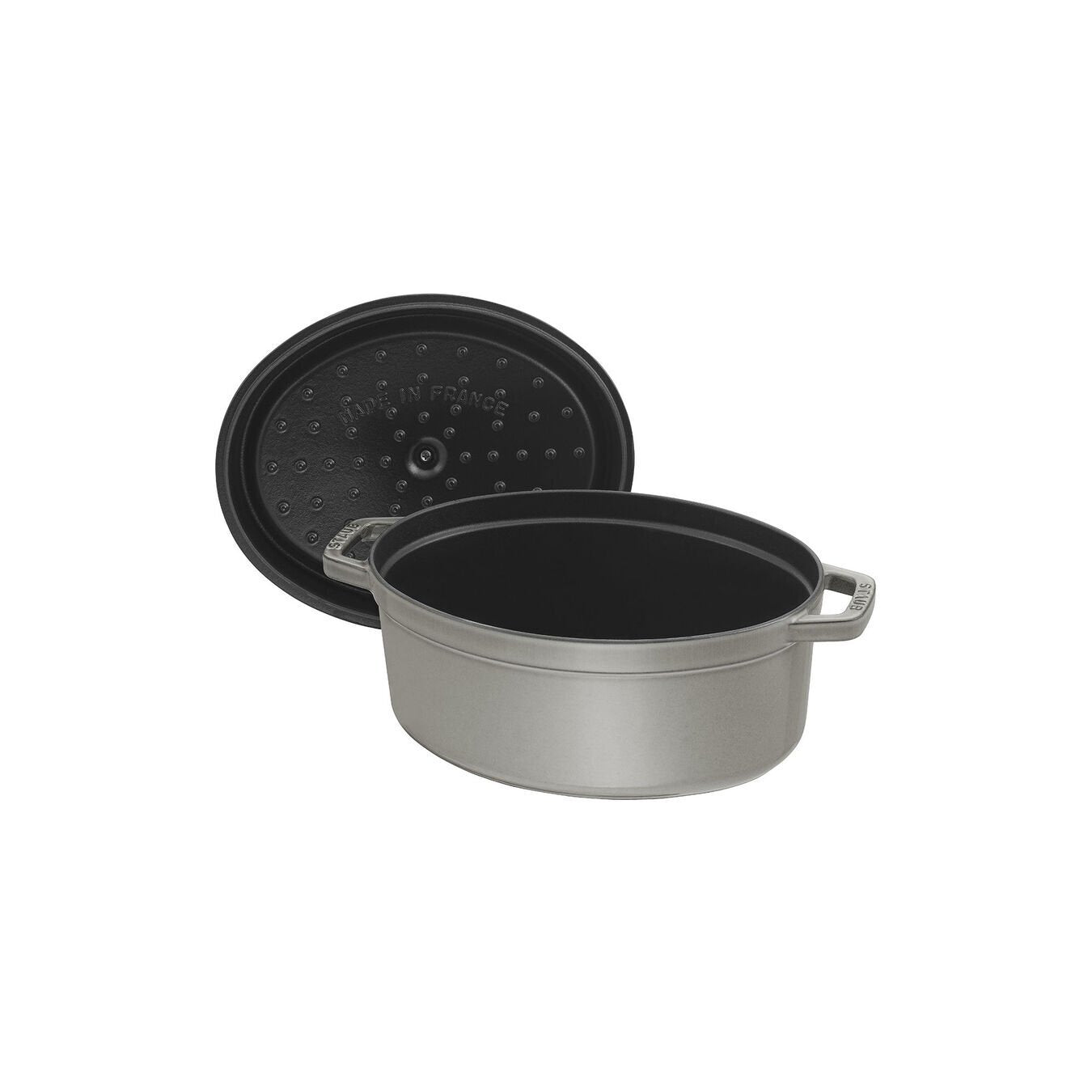 Staub Cocotte oval pot 17 cm/1 l gray, 1101718