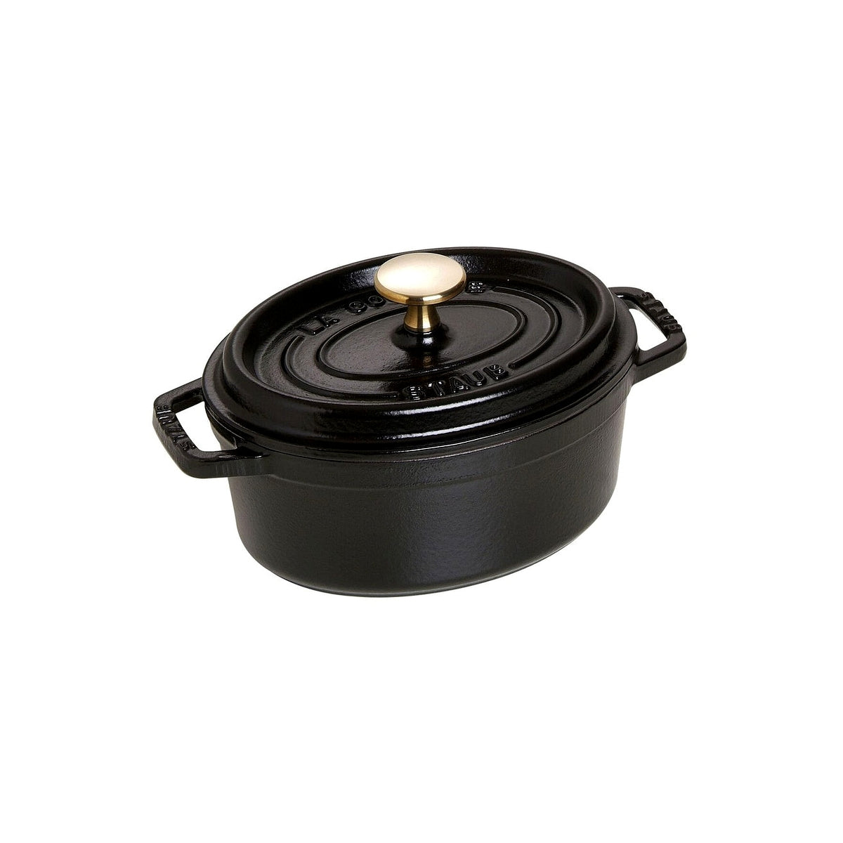 Staub Cocotte hrniec oválny 17 cm/1 l čierny, 1101725
