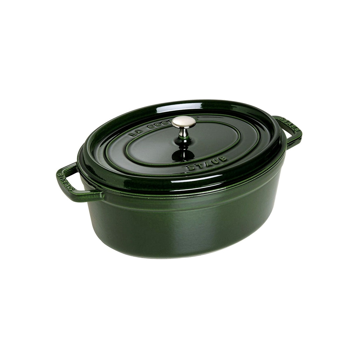 Staub Cocotte hrnec oválný 31 cm/5,5 l bazalková, 1103185