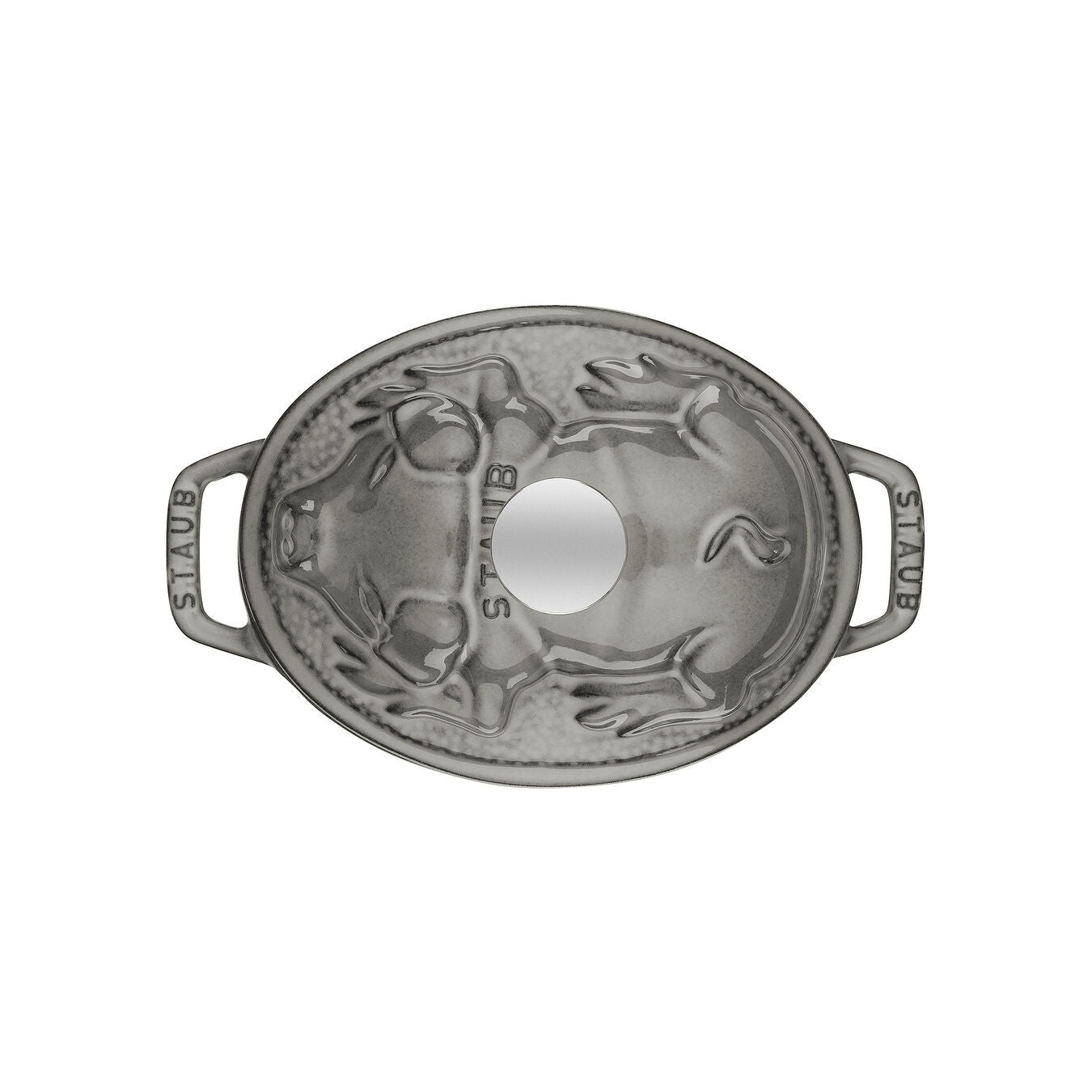 Staub Cocotte hrnec ve tvaru prasete 17 cm/1 l šedý, 1121718