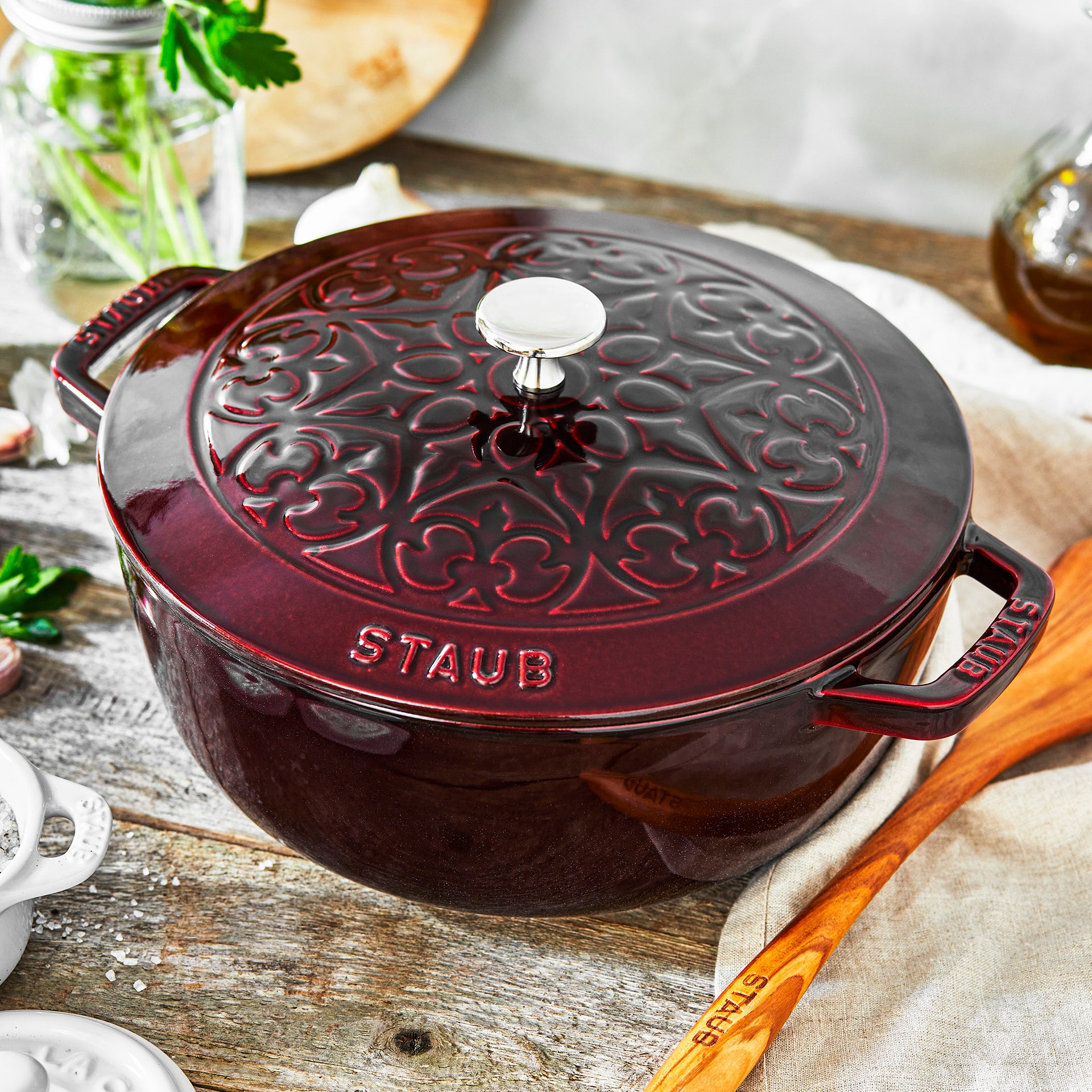 Staub Special Cocotte pot 24 cm/3,6 l grenadine, 11212487