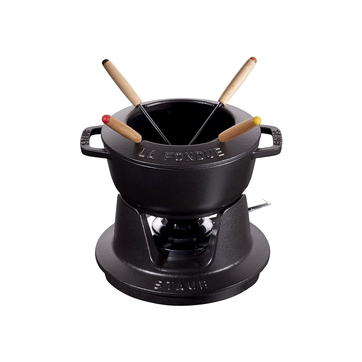 Staub Fondue sada 16 cm/1,1l černá, 14001623