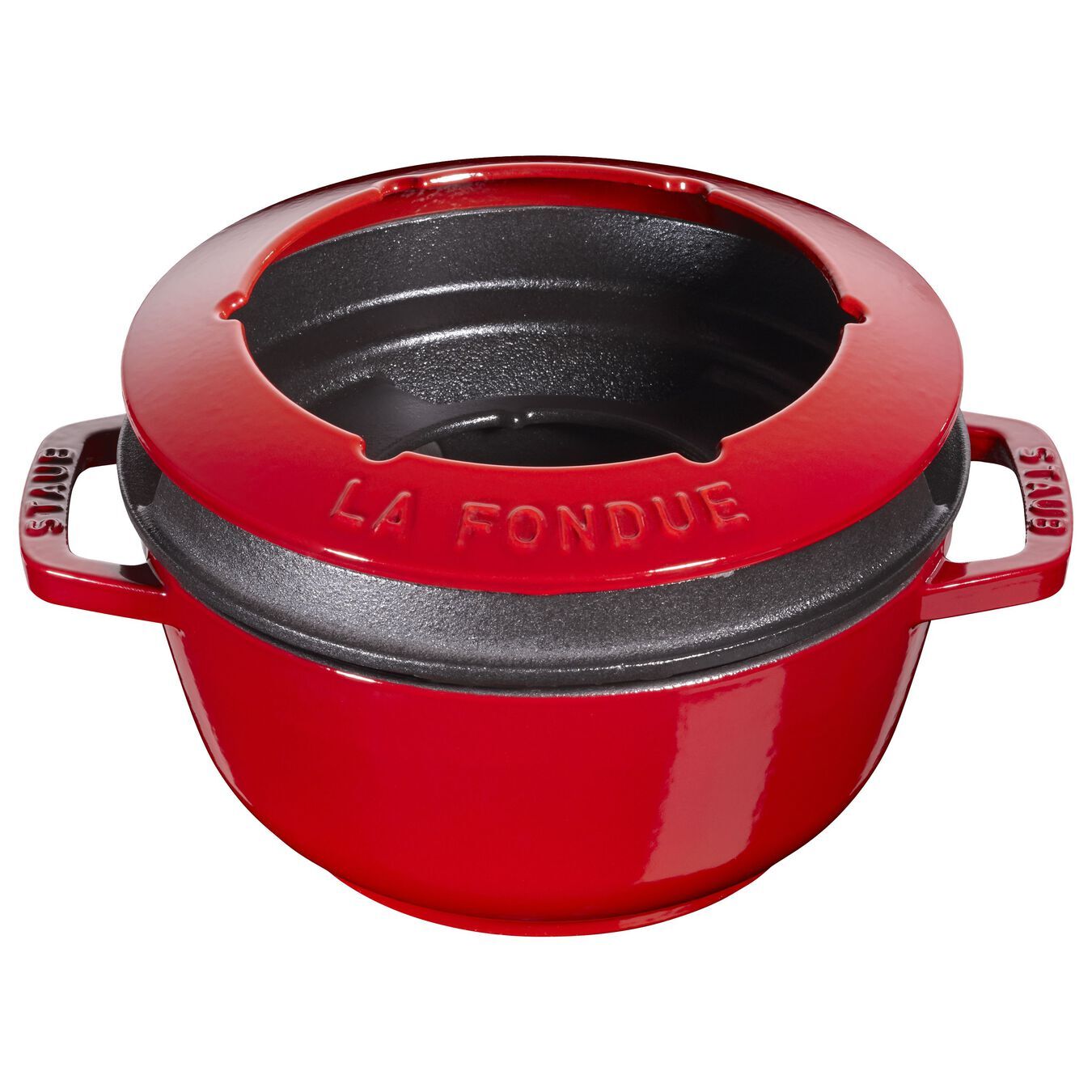 Staub Fondue sada 18 cm/1,65l višňová, 14001806