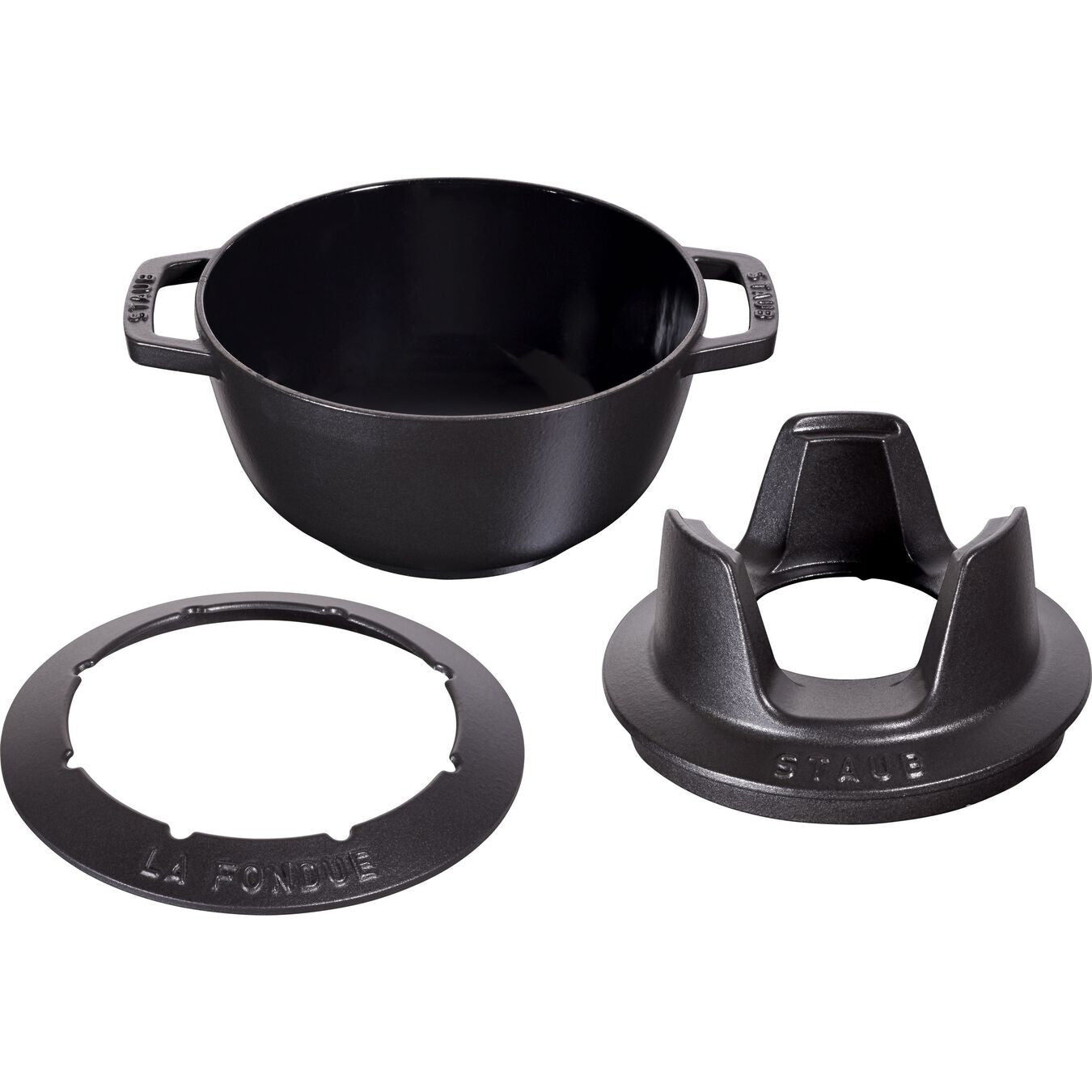 Súprava Staub Fondue 20 cm/2,35 l čierna, 14002023