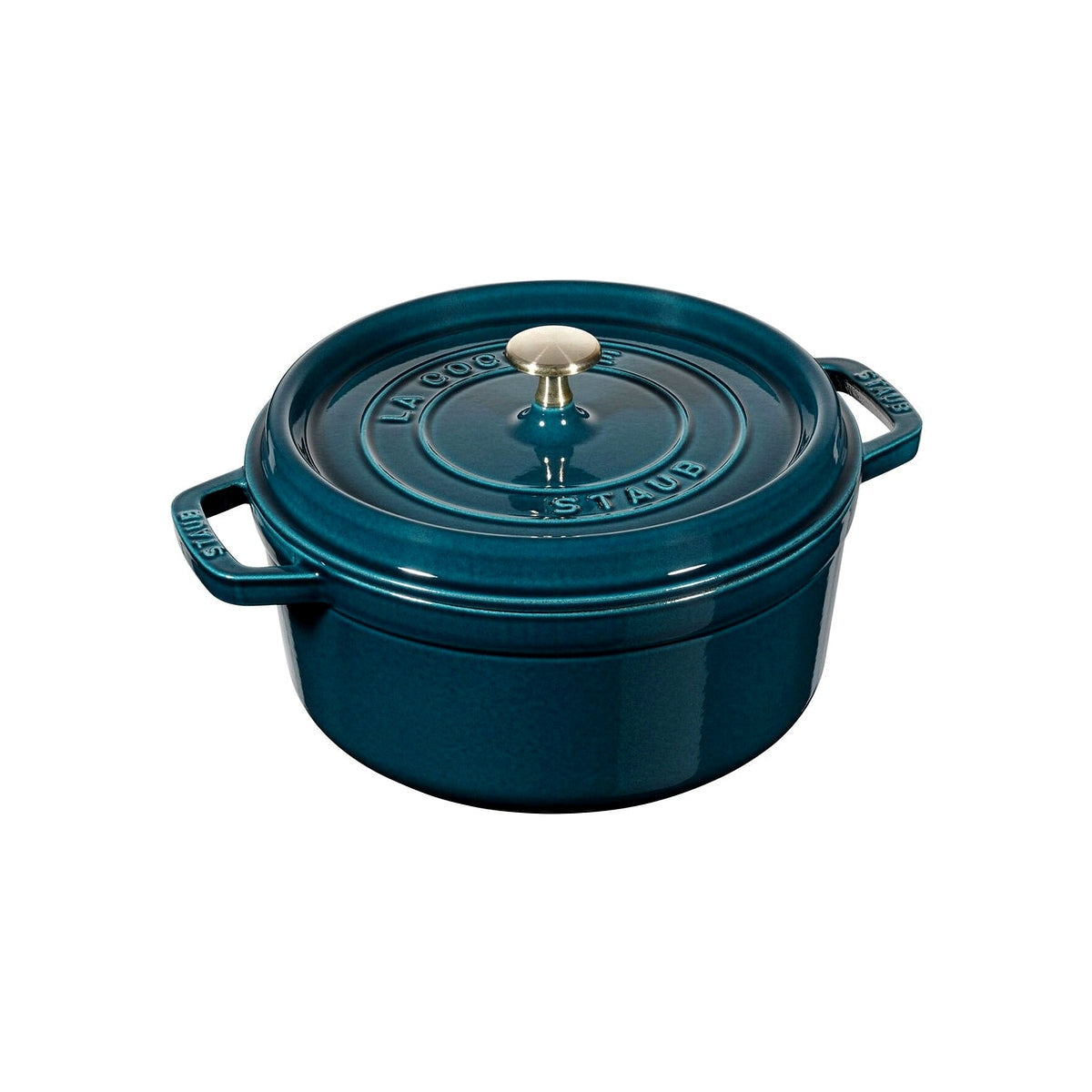 Staub Cocotte hrnec kulatý 24 cm/3,8 l mořská modř, 1102437