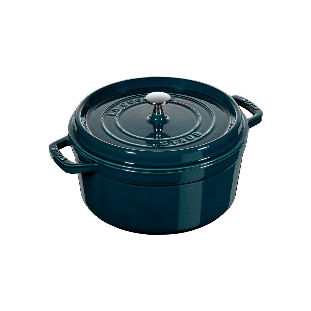 Staub Cocotte hrnec kulatý 28 cm/6,7 l mořská modř, 1102837