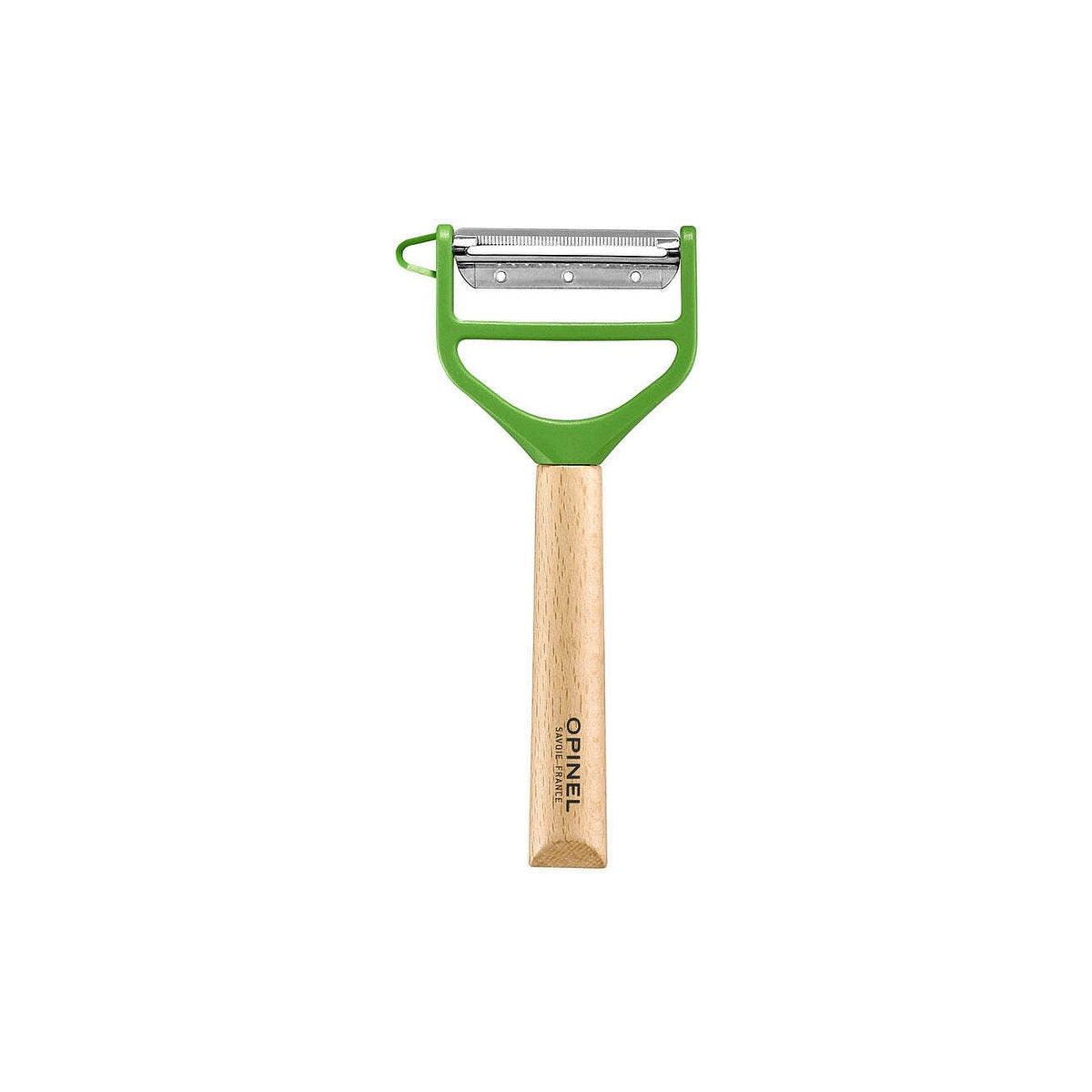 Opinel T-Duo wooden scraper, green, 002432