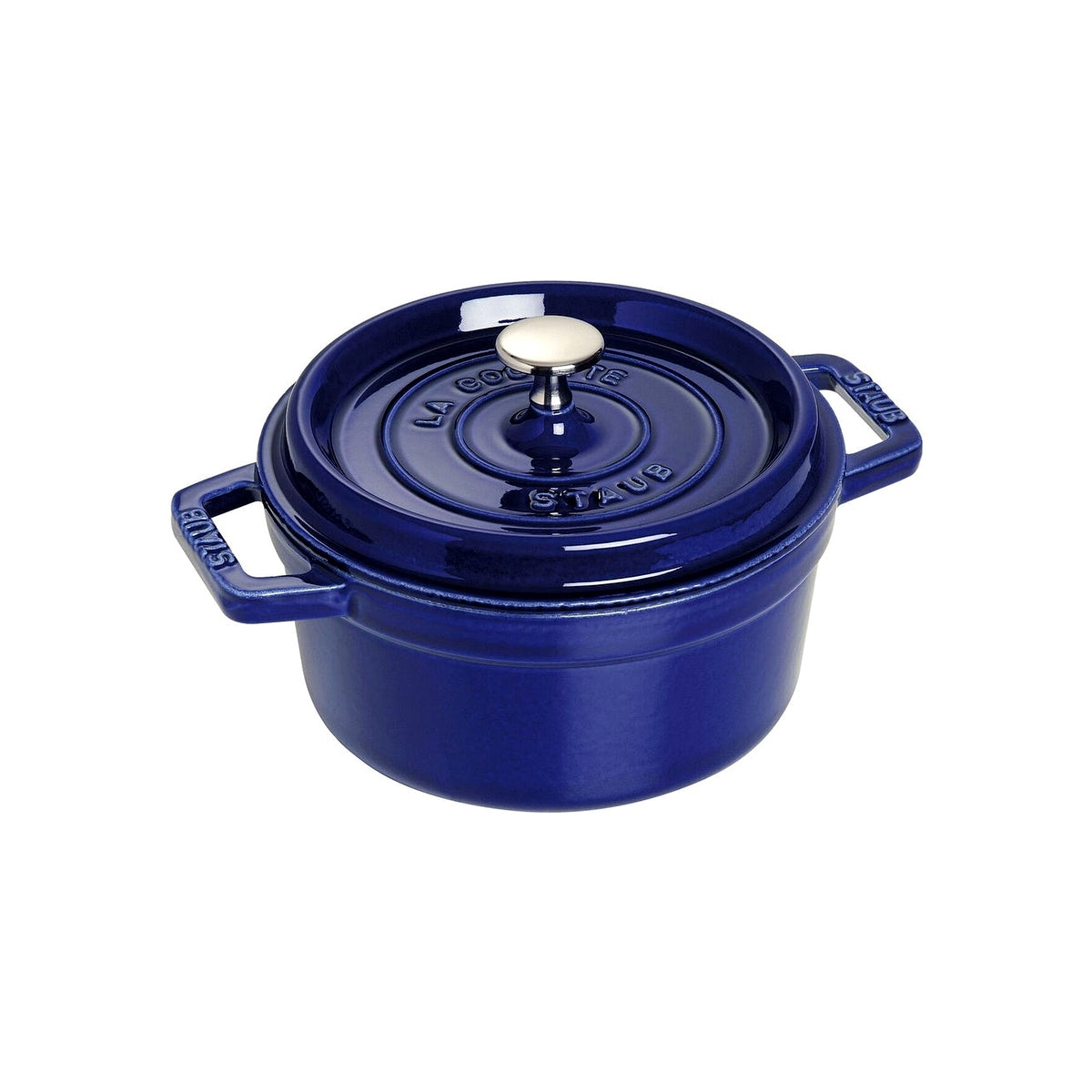 Staub Cocotte hrnec kulatý 20 cm/2,2 l tmavě modrý, 1102091