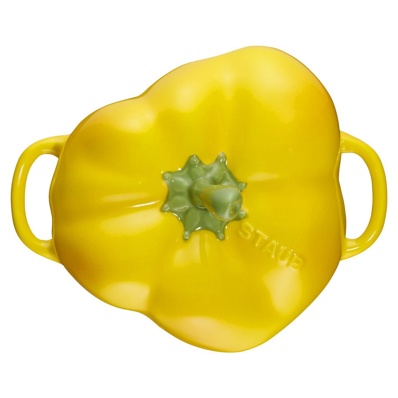 Staub Cocotte keramická zapékací miska ve tvaru papriky 12 cm/0,47 l, žlutá, 40500-324
