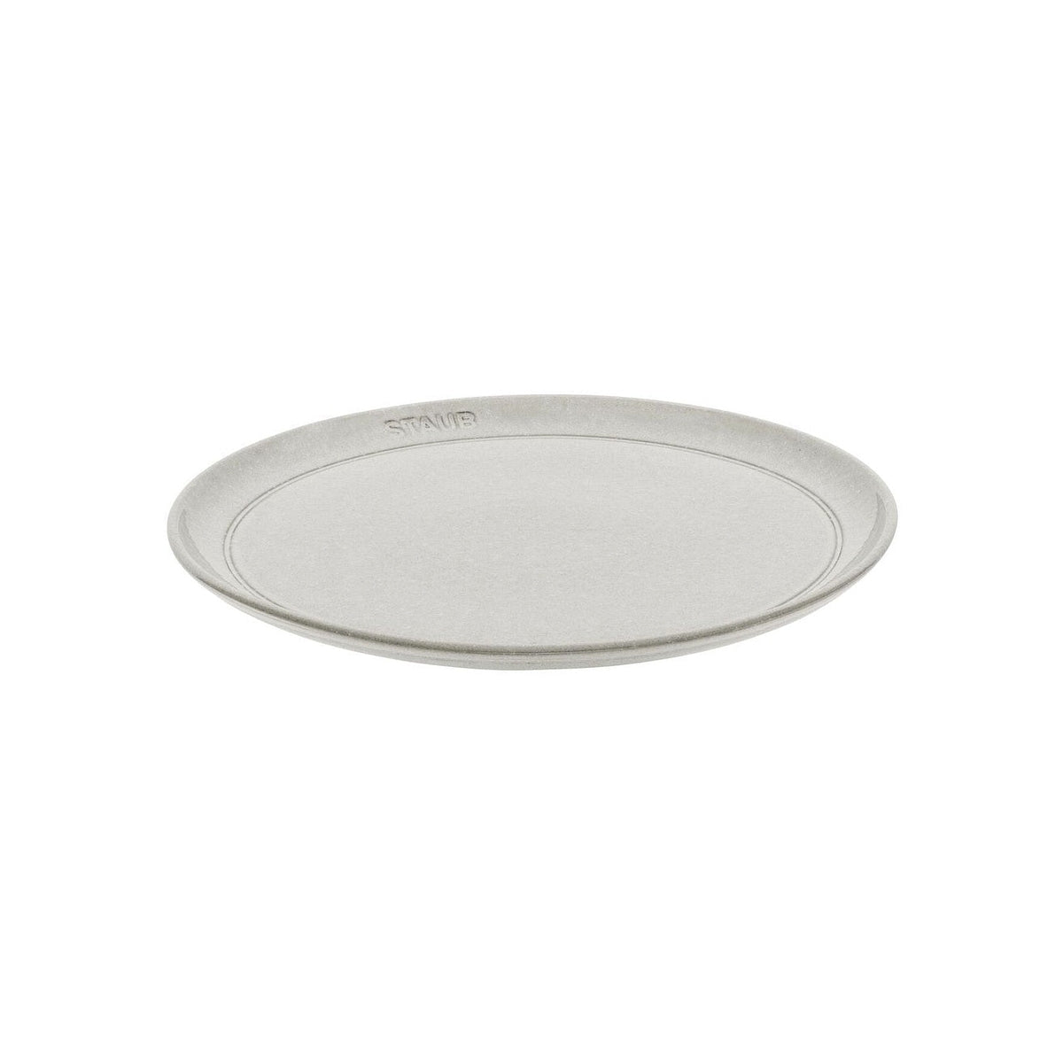 Staub ceramic plate 26 cm, white truffle, 40508-028