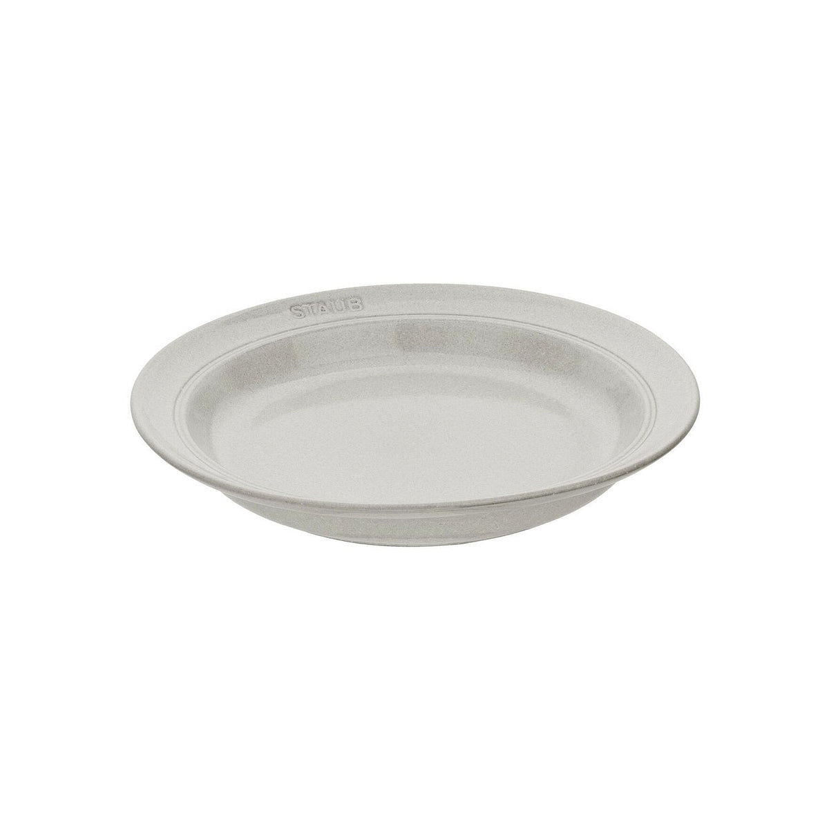 Staub keramický hluboký talíř 24 cm, bílá lanýžová, 40508-029