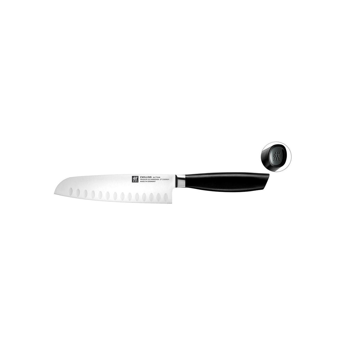 Zwilling All Star nůž Santoku s výbrusem 18 cm, 33768-184
