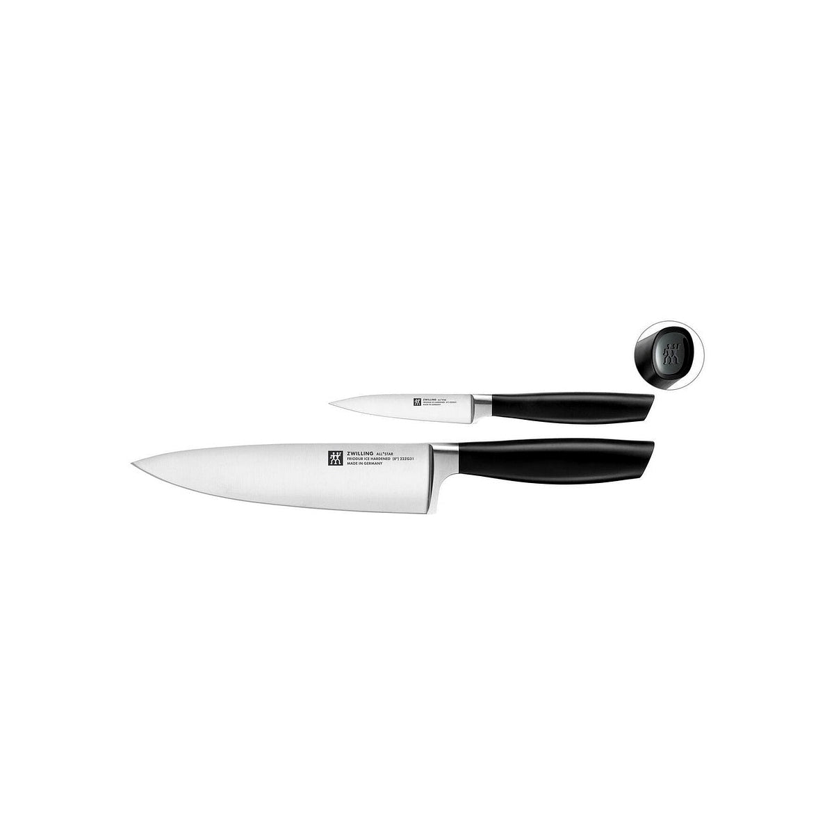 Zwilling All Star set of 2 knives, chef's knife 20 cm and skewer 10 cm, 33760-002