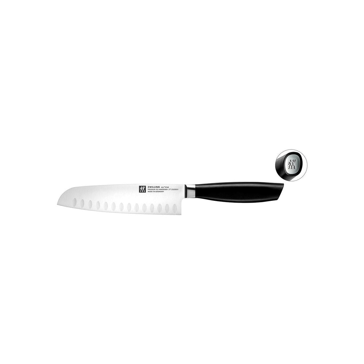 Zwilling All Star nůž Santoku s výbrusem 18 cm, 33788-184
