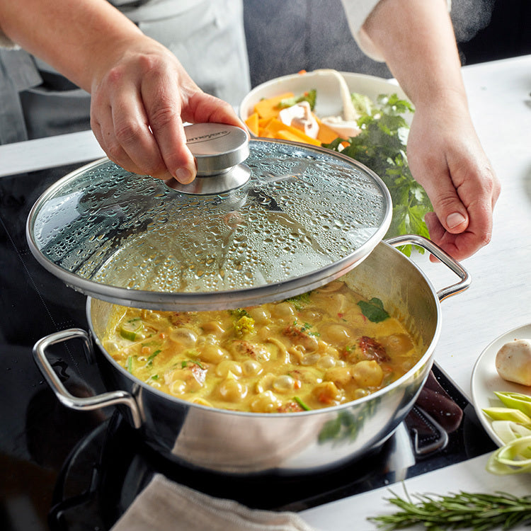 Demeyere Apollo 7 kónická servírovací pánev s poklicí 24 cm, 40850-766