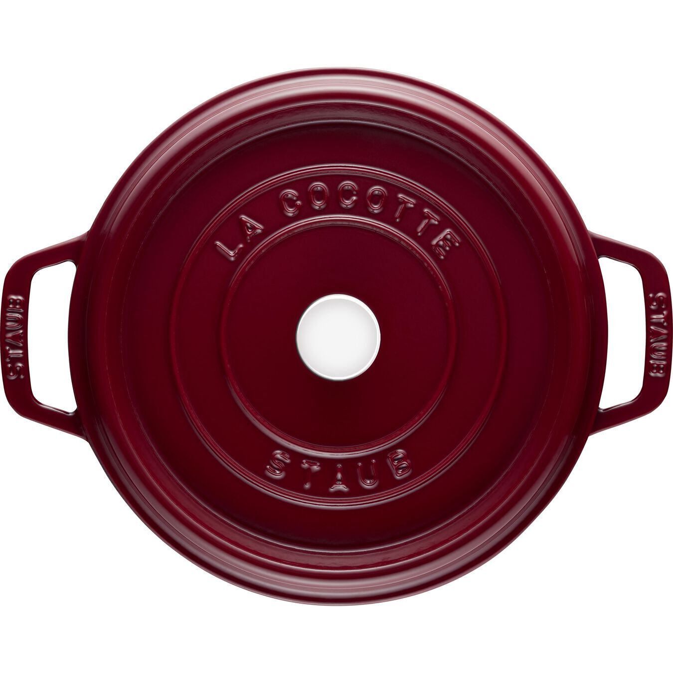 Staub Cocotte hrnec kulatý 24 cm/3,8 l bordeaux, 40502-294