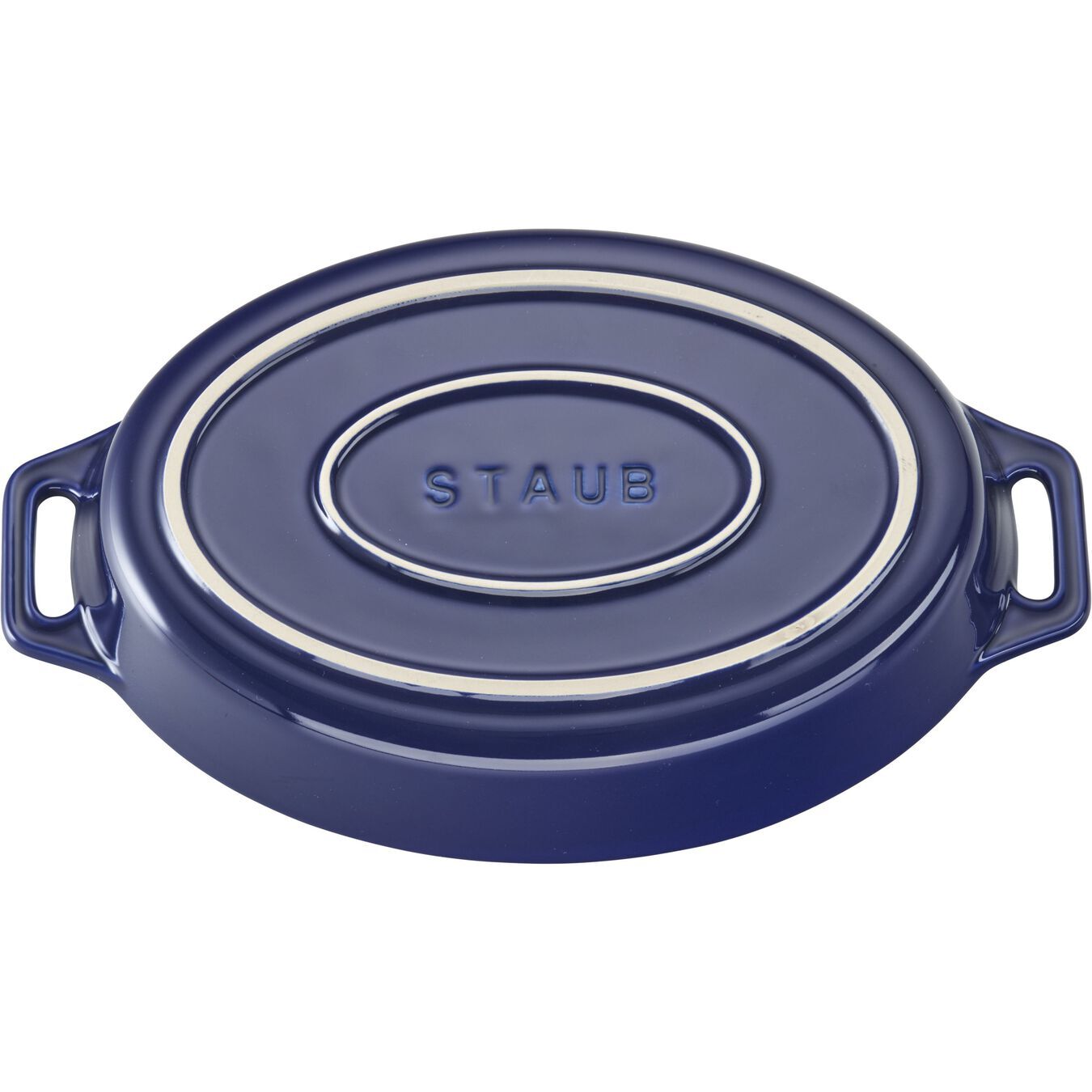 Staub keramická zapékací mísa oválná 17 cm/0,4 l tmavě modrá, 40511-154