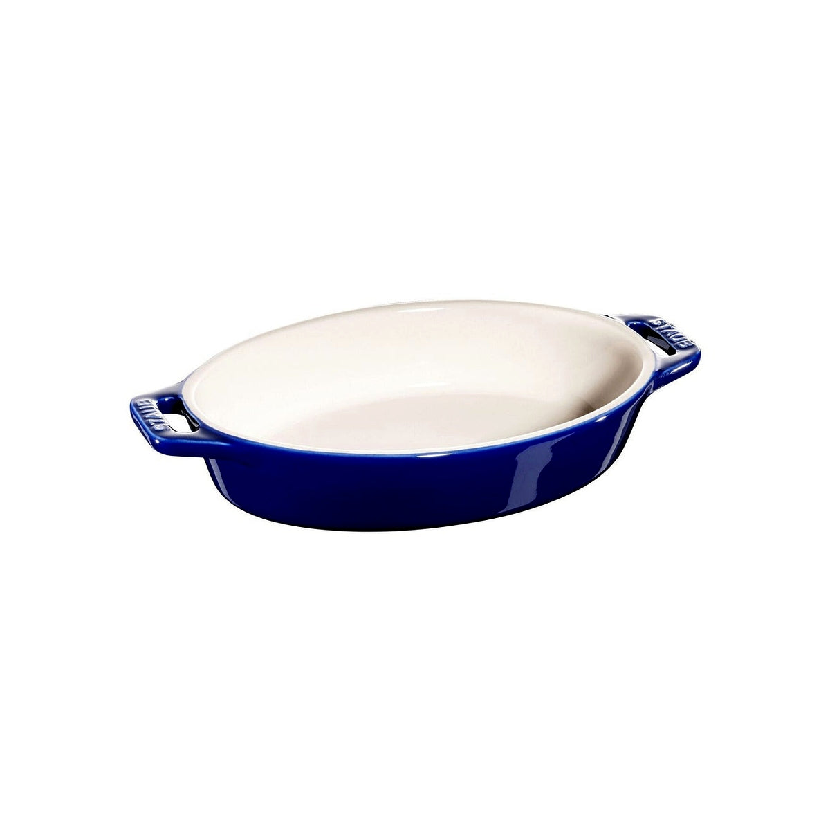 Staub keramická zapékací mísa oválná 17 cm/0,4 l tmavě modrá, 40511-154