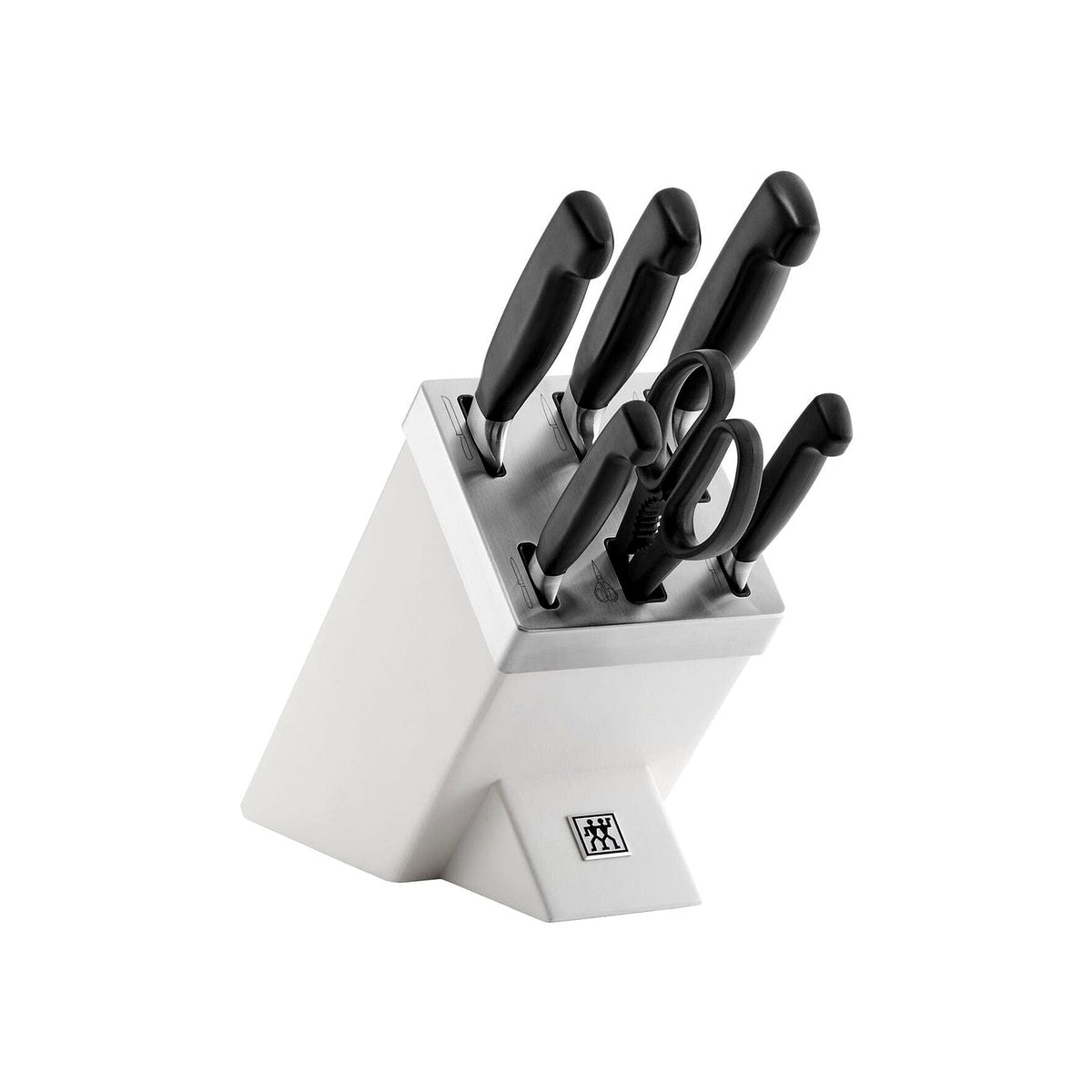 Zwilling Four Star self-sharpening knife block 7 pcs, white, 35148-207