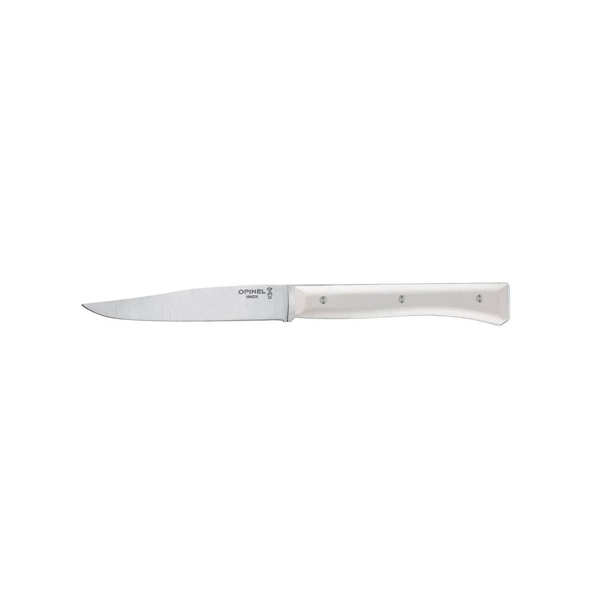 Opinel Facette set of 4 cutlery knives, white, 002499