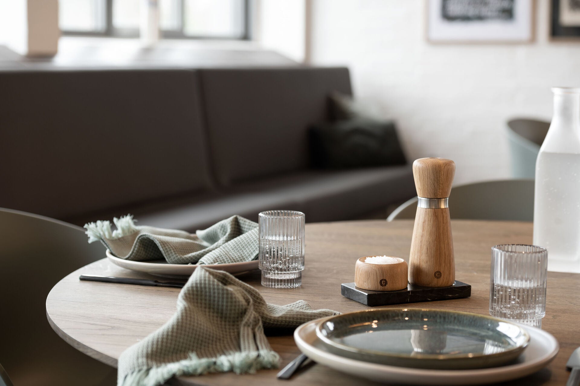 CrushGrind Vik wooden salt pan 7 cm, 086015-2002