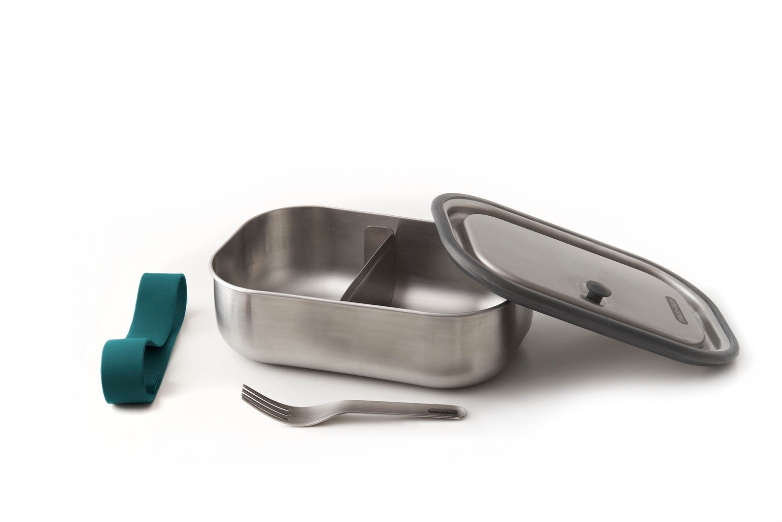 Black+Blum nerezový svačinový box s vidličkou 1 l, ocean, BAM-SS-L005