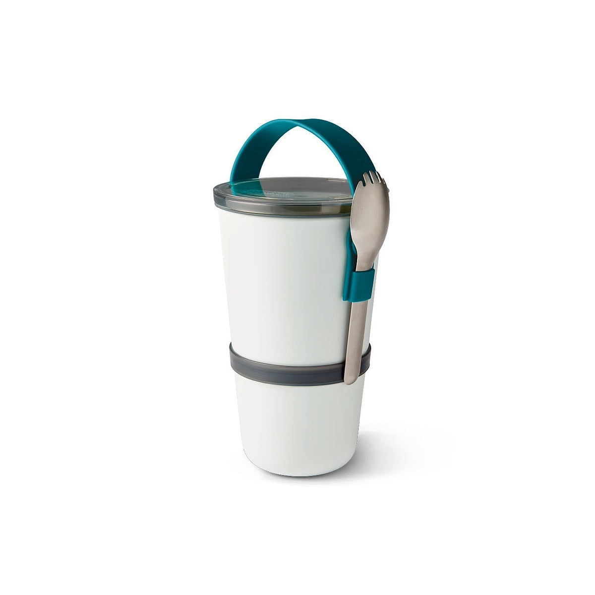 Black+Blum Original dvoudílná svačinová dóza se lžící 0,9 l, ocean, BAO-BP005