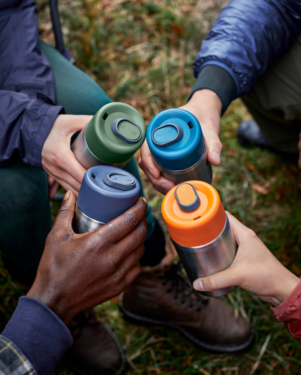 Black+Blum stainless steel travel thermo mug 340 ml, olive, TC-SS010