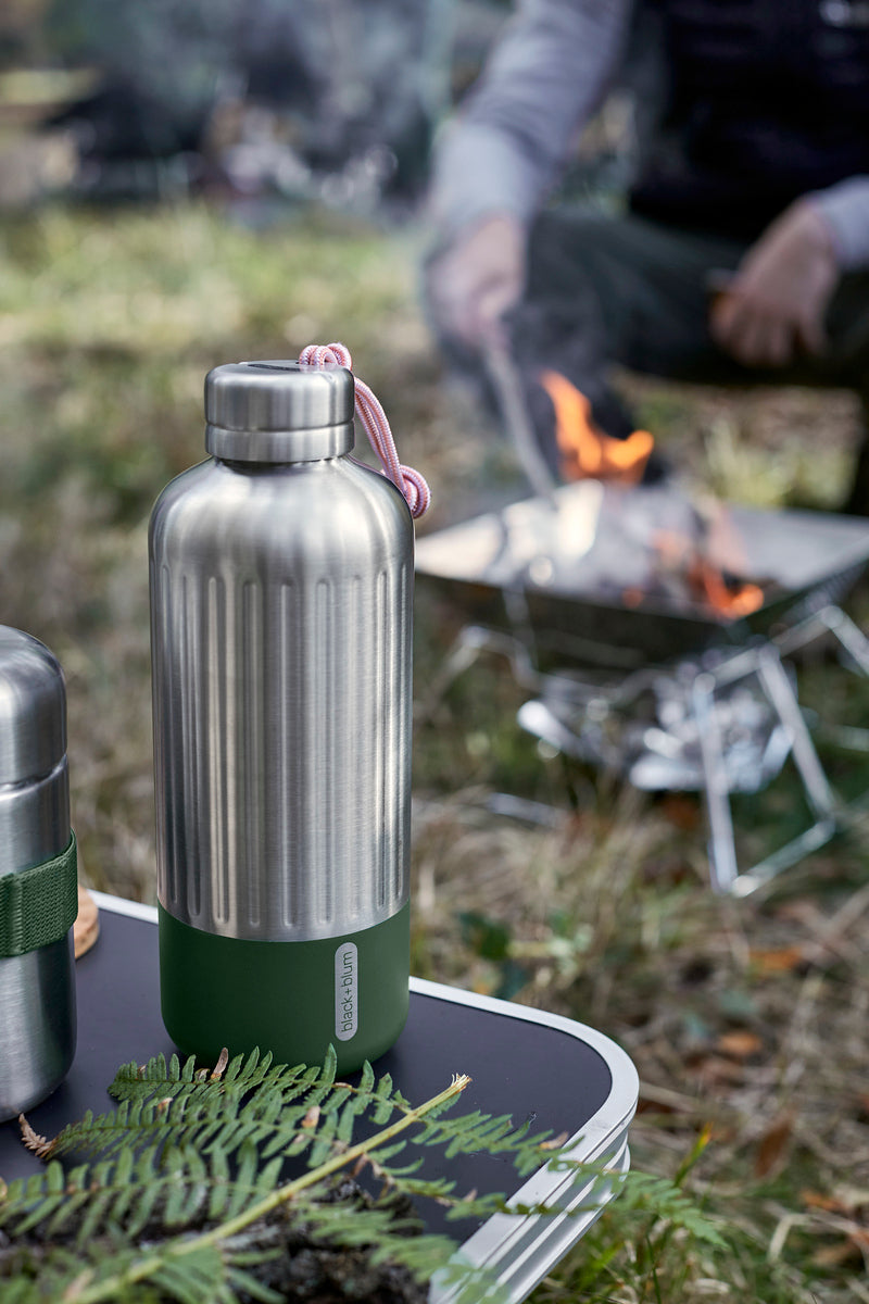 Black+Blum Explorer nerezová termolahev 850 ml, olive, BAM-EIWB-L010