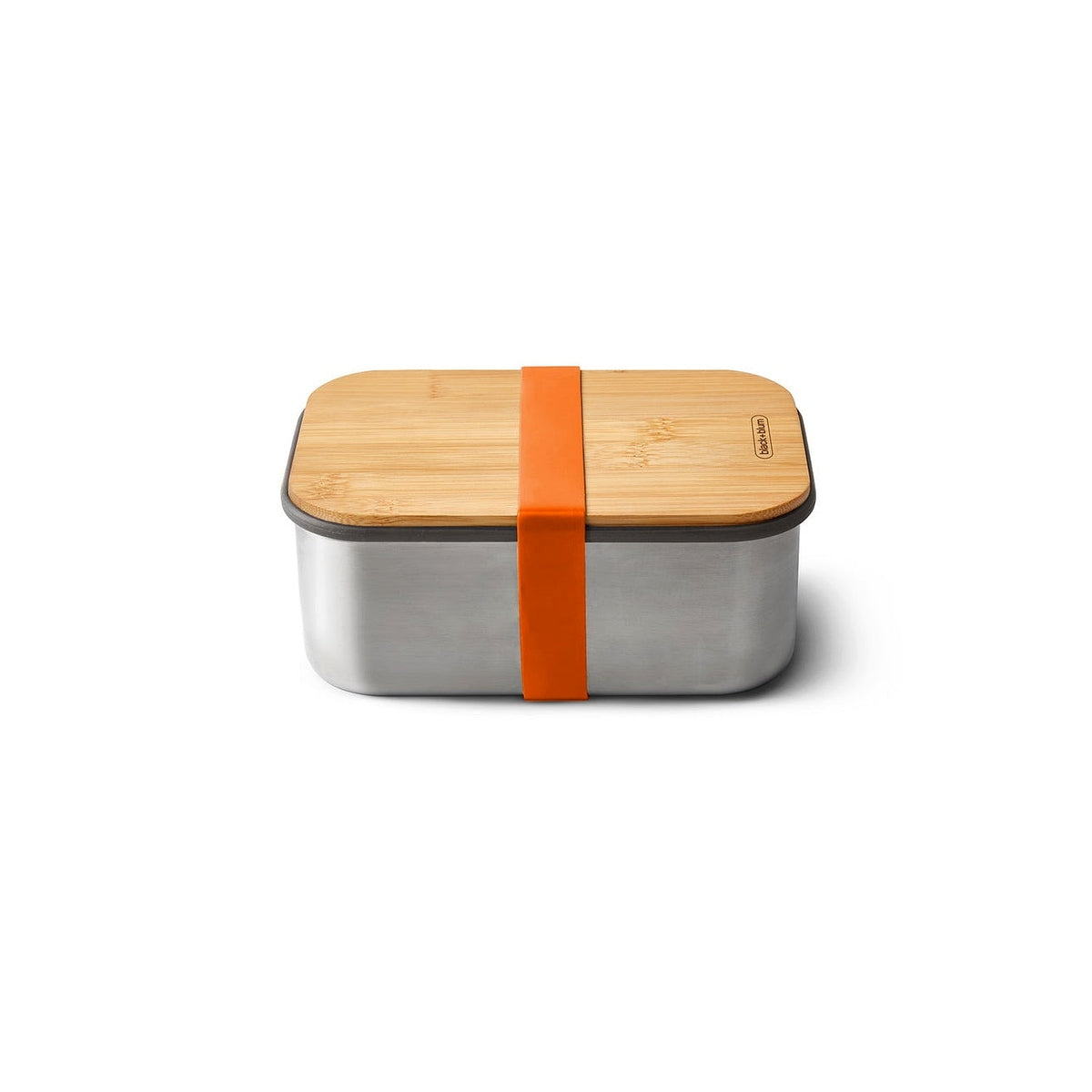 Black+Blum svačinový box s bambusovým víkem 1,25 l, orange, BAM-SB-L003