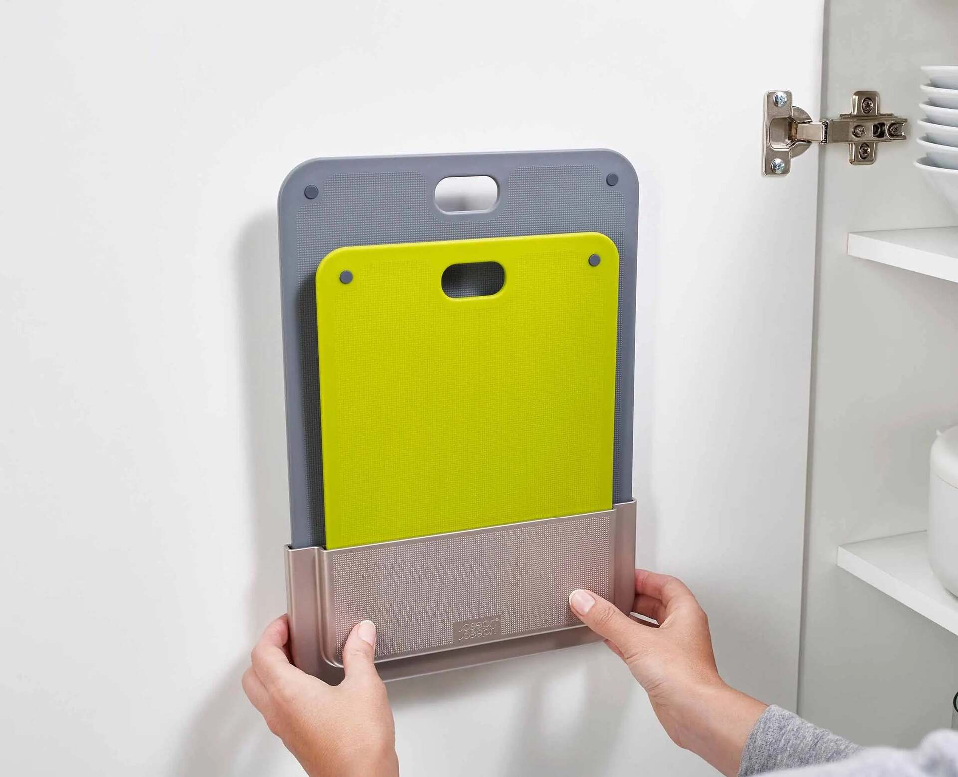 Joseph Joseph DoorStore case set with cutting boards 34 x 24 cm, grey, 60149