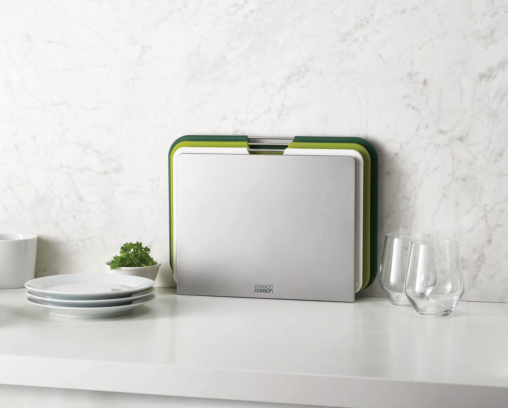 Joseph Joseph Nest sada stojanu s prkénky 26 x 35,5 cm, zelená, 60164