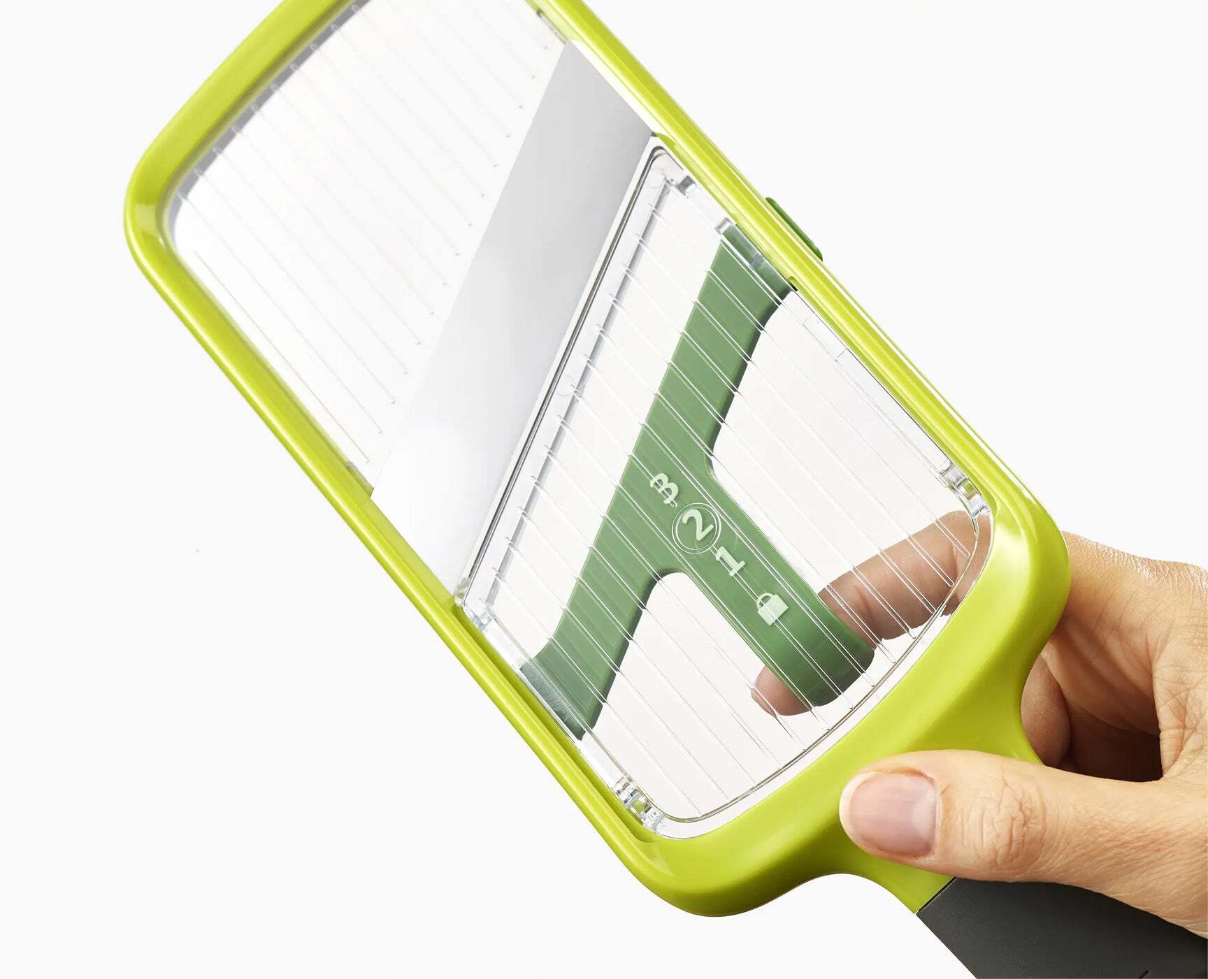 Krájač na mandolínu Joseph Joseph Multi-Grip, zelený, 20141