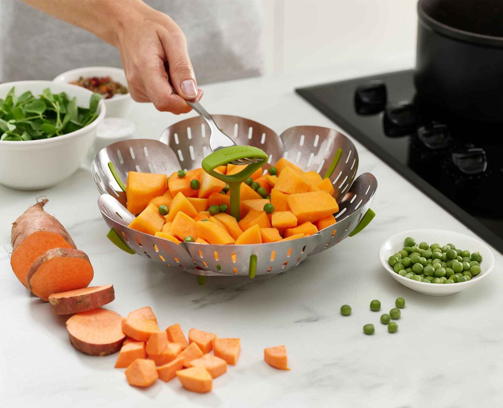 Parný hrniec Joseph Joseph Bloom, nerezová oceľ, 45033