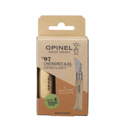Opinel Nomad N°07 Nôž na gaštany a cesnak 4 cm, 002360