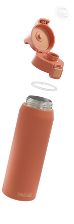 Sigg Shield Therm One nerezová termoláhev na pití 750 ml, eco red, 6021.20