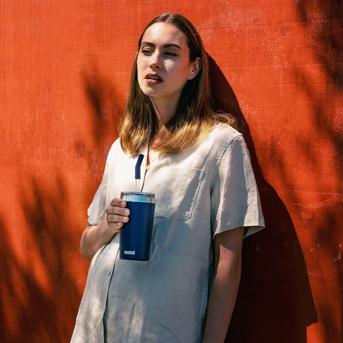 Sigg Helia nerezový termohrnek 450 ml, night ink, 6015.20