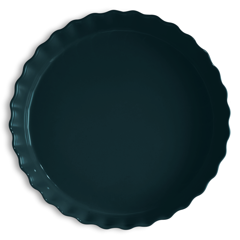 Hlboká forma na tortu Emile Henry 32 cm, tmavomodrá Belle-Ile, 736032