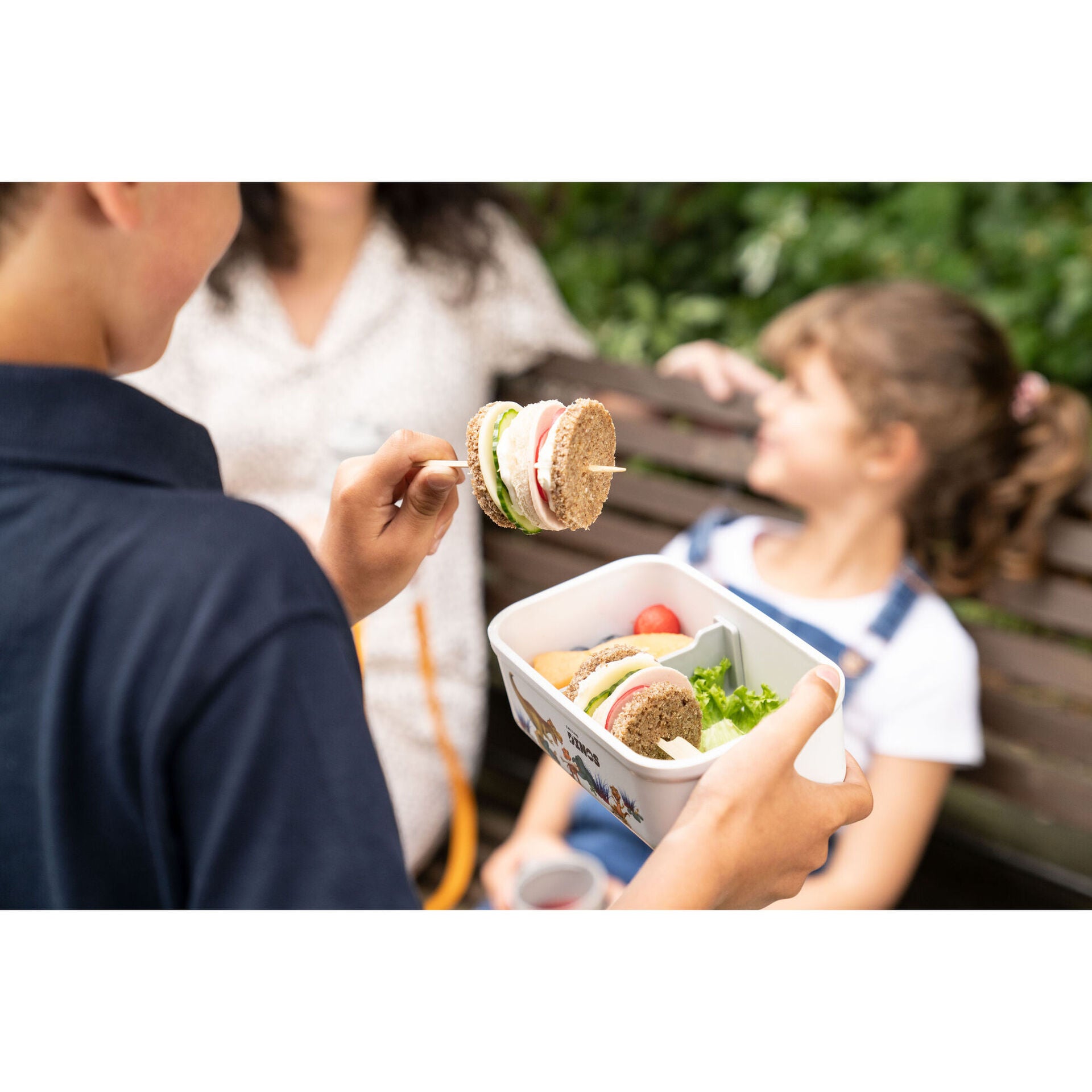 Zwilling Fresh & Save Dinos dětský vakuovací box na oběd, plastový M 0,85 l, 36814-500