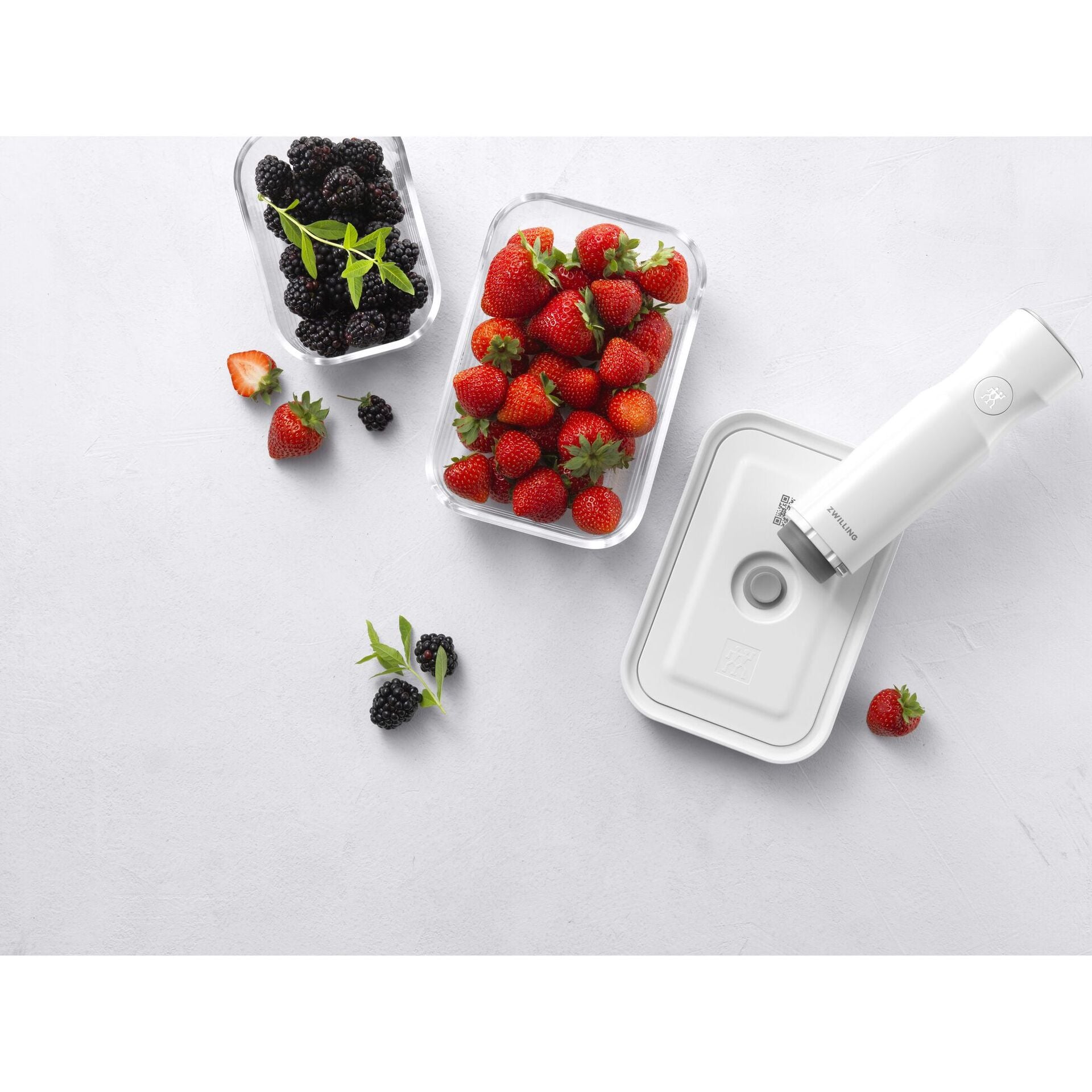 Zwilling Fresh & Save sada vakuovacích dóz na potraviny, skleněná, 3 ks, 36803-003