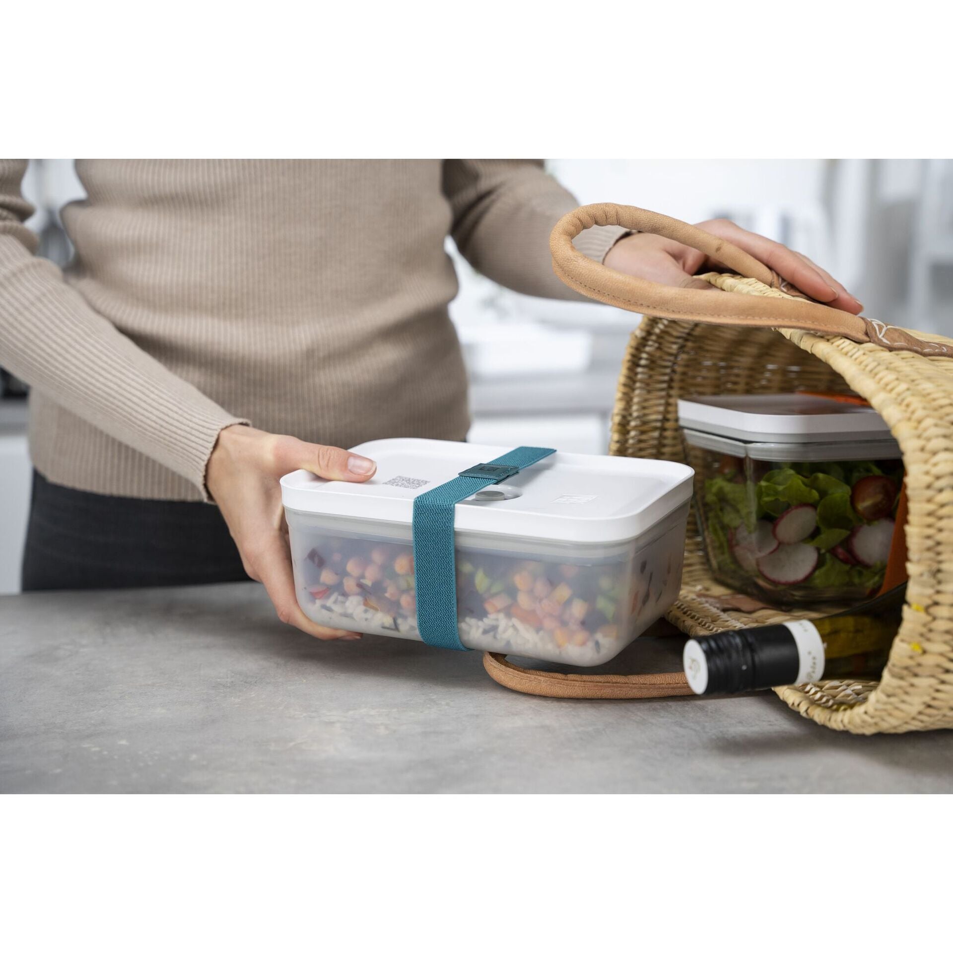 Zwilling Fresh & Save vakuovací box na oběd, plastový M 0,8 l, 36805-240