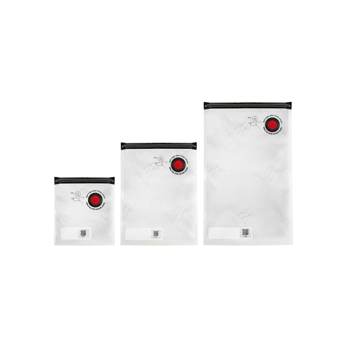 Zwilling Fresh & Save sada vakuovacích sáčků na potraviny S, M, L, 10 ks, 36800-010
