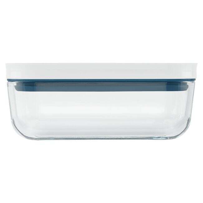 Zwilling Fresh & Save vakuovací dóza na potraviny, skleněná S 0,35 l, mořská modř, 36801-301