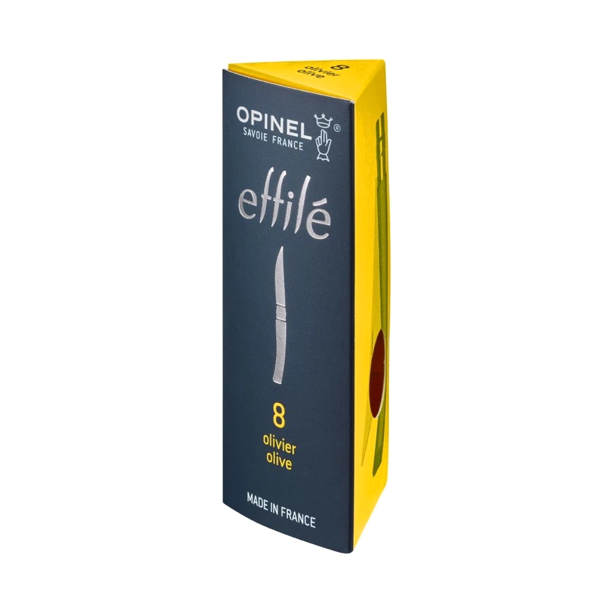 Zatvárací nôž Opinel Effilé Olive N°08 8 cm, 002563